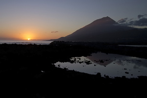Coucher de soleil sur le Pico